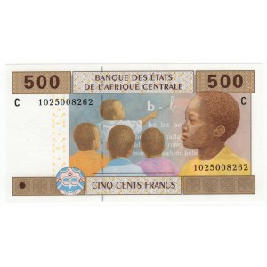 Central African States, 500 francs 2002