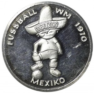 Niemcy, medal Fussball Mexiko 1970 - srebro