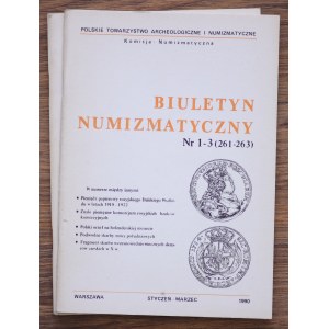 Biuletyn Numizmatyczny, Polskie Towarzystwo Archeologiczne, 2 sztuki - 1990