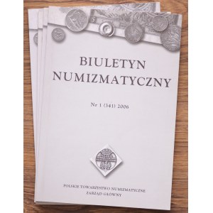 Biuletyn Numizmatyczny, Polskie Towarzystwo Archeologiczne, komplet 4 sztuk - 2006
