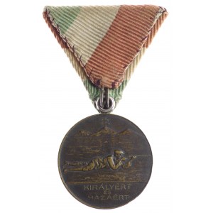 Austro-Węgry, Medal sportowy ok. 1910 Młodzieżowe Zawody Strzeleckie / Za Króla i Ojczyznę