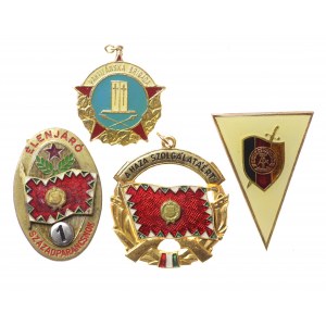 Węgry, Niemcy, Zestaw 4 odznak