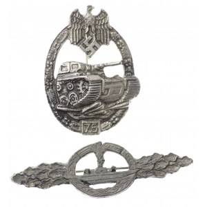Niemcy, III Rzesza, zestaw 2 odznak wojskowych - KOPIE