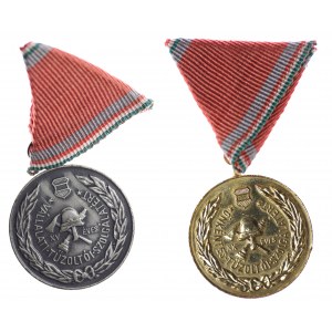 Węgry, medal za 15 i 20 lat służby w Straży Pożarnej