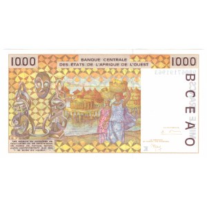 Benin, 1000 francs 2002