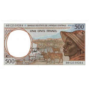 Państwa Afryki Środkowej, 500 francs 1999