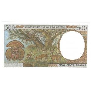 Central African States, 500 francs 1999