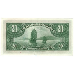 Chiny, 20 cents 1935