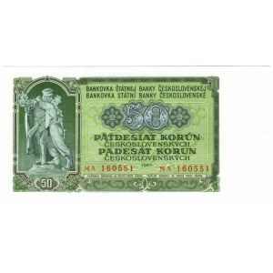 Czechosłowacja, 50 korun 1953