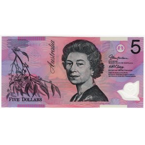 Australia, 5 dollars 1998