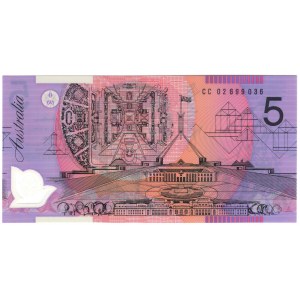 Austrália, 5 dolárov 1998