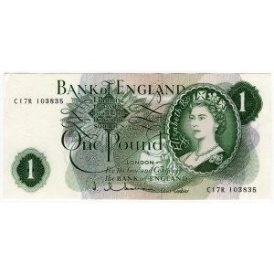 Wielka Brytania, 1 pound 1970