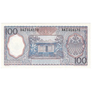 Indonezja, 100 rupiah 1964