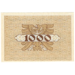 Głogów (Glogau), 1000 mark 1922