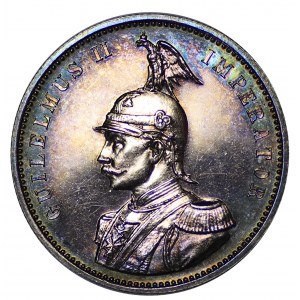 Germany, East Africa, Wilhelm II, 1 Rupee 1890, Berlin, mint SLR
