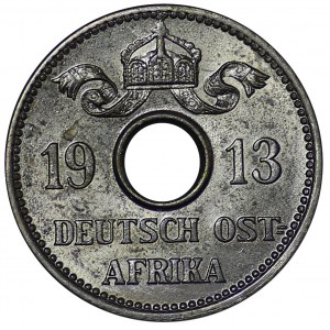 Niemiecka Afryka Wschodnia 5 Halerzy 1913 J