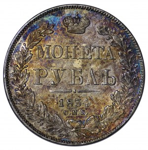 Rosja, Mikołaj I, rubel 1834 С.П.Б. НГ, Petersburg - pięknie zachowany