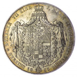 Niemcy, Królestwo Prus, Fryderyk Wilhelm IV, 2 Talary Berlin 1855 A