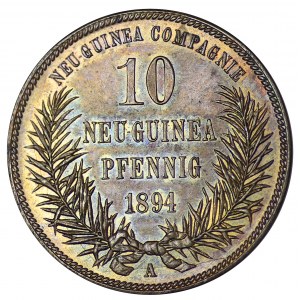 Niemcy, Nowa Gwinea, 10 fenigów 1894, Berlin