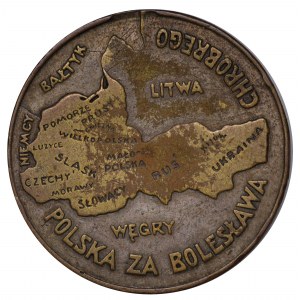 Poľsko, medaila Bolesław Chrobry 1025-1925