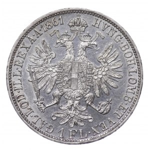 Austria, 1 florin 1861 A