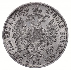 Austria, 1 florin 1880