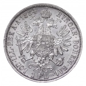 Austria, 1 floren 1884