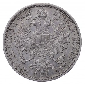 Austria, 1 floren 1885