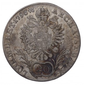 Rakousko, 20 Kreuzer 1796 G