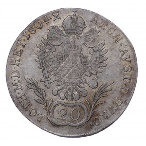 Austria, 20 krajcarów 1804 G
