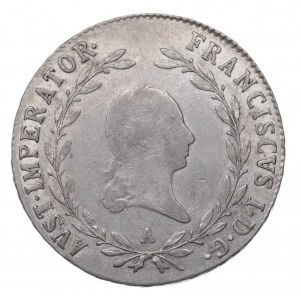 Rakúsko, 20 krajcars 1824 A