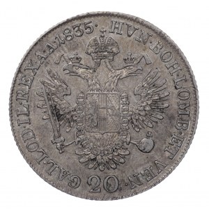 Rakousko, 20 krajcars 1835 C