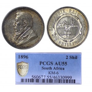 Republika Południowej Afryki, 2 szylingi, 1896