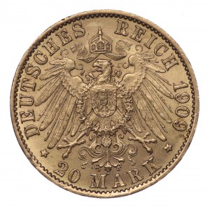 Deutschland, 20 Mark 1909