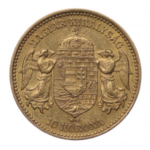 Hungary, 10 crowns 1896, Krzemnica - rarer