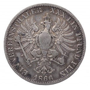 Germany, Prussia, 1 thaler 1866