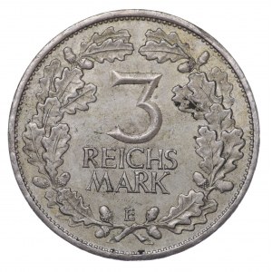 Deutschland, 3 Mark 1925 E