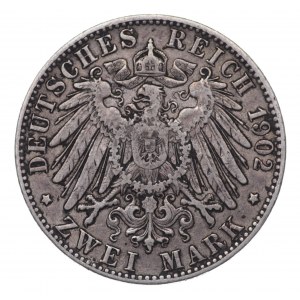 Germany, 2 marks 1902 J