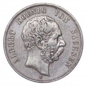 Deutschland, 5 Mark 1894 E