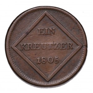 Austria, 1 krajcar 1805