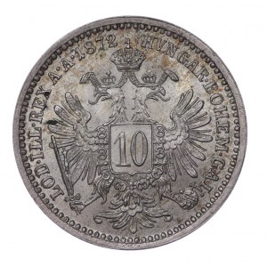 Austria, 10 krajcarów 1872