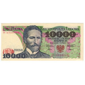 Polska, 10000 złotych 1987, Seria M