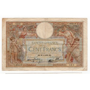 Francja, 100 francs 1939