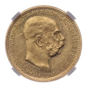 Austria, 10 koron 1909