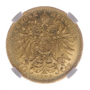 Austria, 10 koron 1909