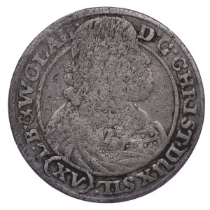 Śląsk, Chrystian Wołowski Brzeg, 15 Krajcarów 1663 - rzadkie