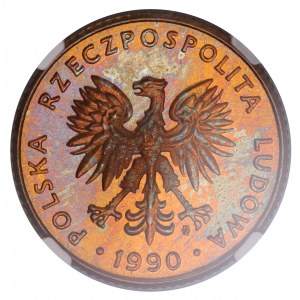 Polska, PRL, 10 złotych 1990