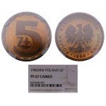 Polska, 5 złotych 1986
