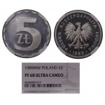 Polska, 5 złotych 1989