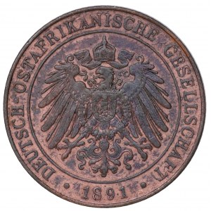 Niemcy, Niemiecka Afryka Wschodnia, 1 pesa 1891
